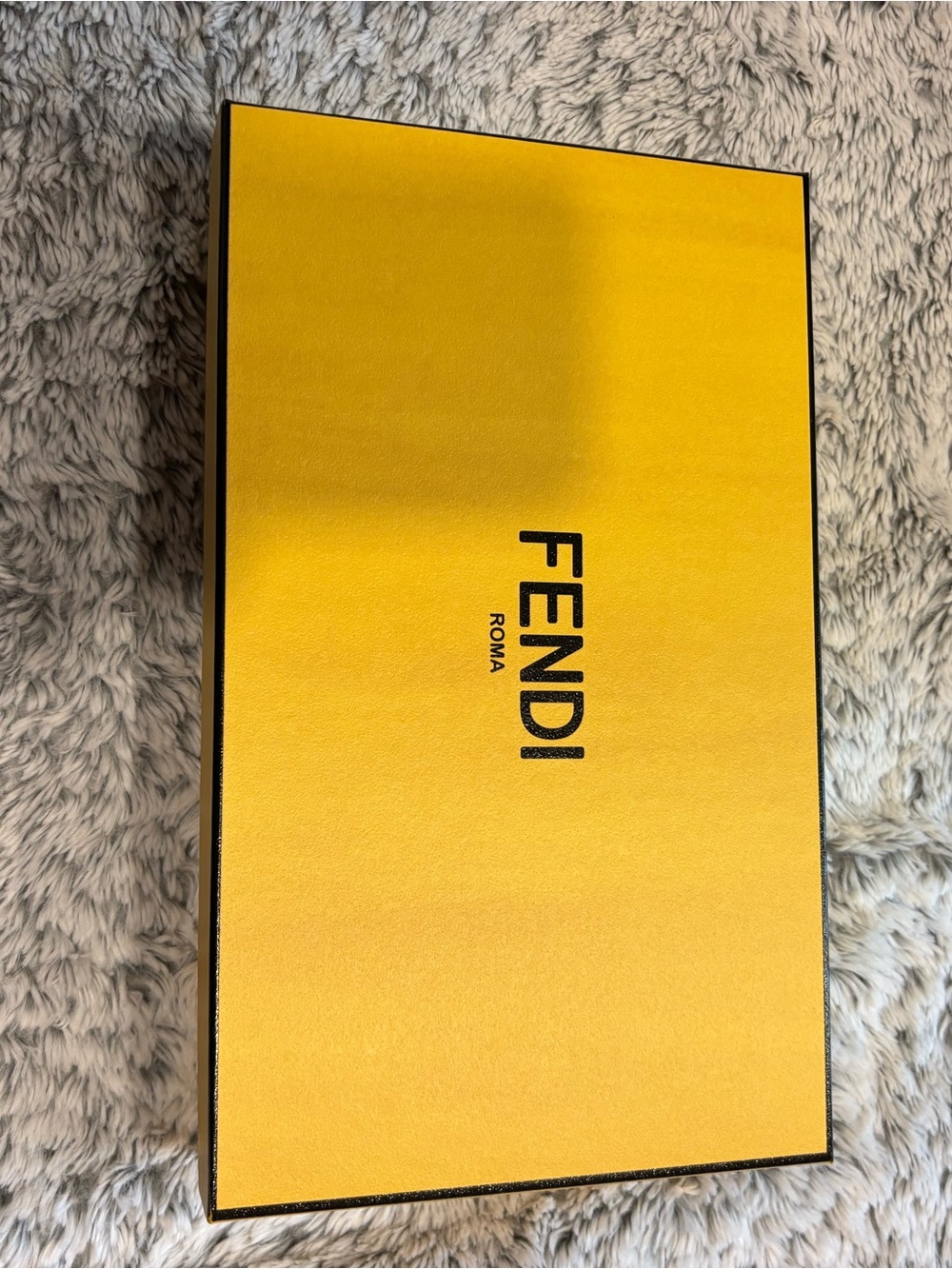 Fendi Yellow Box with Black Logo